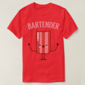 Bartender Flexing T-shirt (Design voorkant)