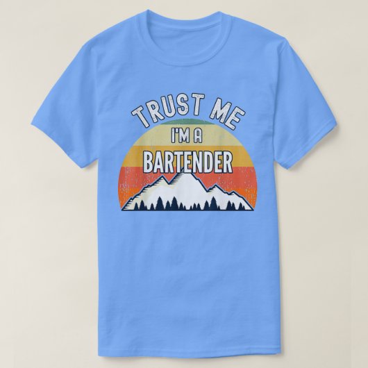 Bartender Funny Roche Im T-shirt (Design voorkant)