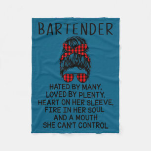 Bartender Gehaat Door Velen Geliefd Door Menigeen Fleece Deken