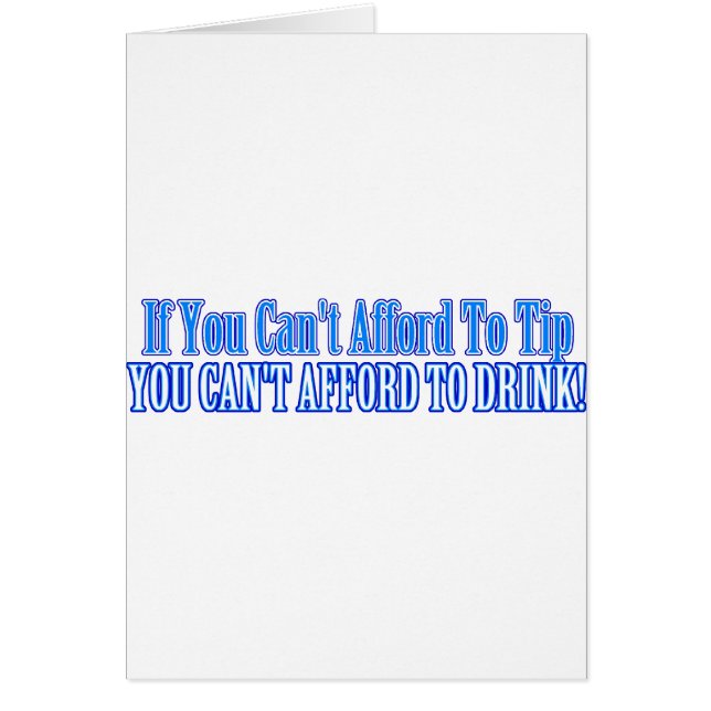 Bartender Gezegde (Voorkant)