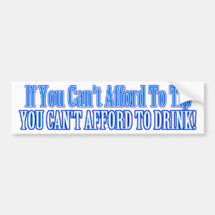 Bartender Gezegde Bumpersticker