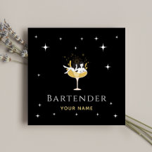 Bartender Glamoureuze Cocktail Funny Champagne Gir