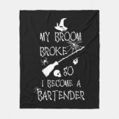 Bartender Halloween Fleece Deken (Voorkant)