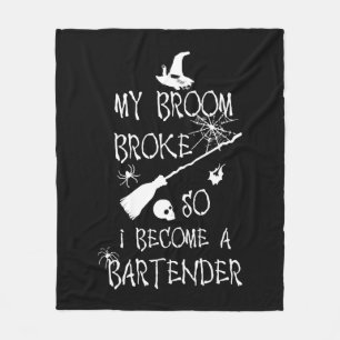 Bartender Halloween Fleece Deken