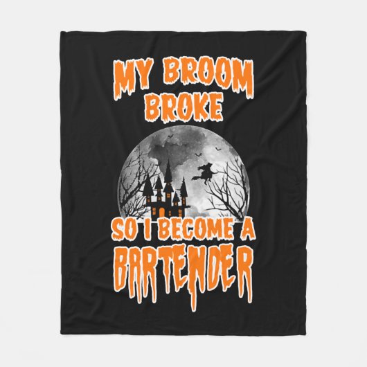 Bartender Halloween Fleece Deken (Voorkant)