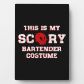 Bartender Halloween Fotoplaat (voorkant)