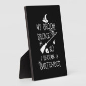 Bartender Halloween Fotoplaat (Zijkant)