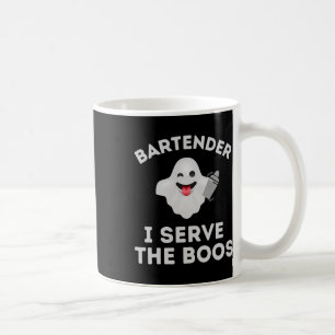 Bartender Halloween Shirt Bartender Ghost I Serve Koffiemok