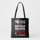 Bartender Helper Tote Bag (Voorkant)