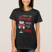 Bartender Humor Mixologist Xmas Booze Fun Christma T-shirt (Voorkant)