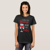 Bartender Humor Mixologist Xmas Booze Fun Christma T-shirt (Voorkant volledig)