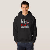Bartender I make Pour Decision Bartending Mixologi Hoodie (Voorkant volledig)