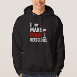 Bartender I make Pour Decision Bartending Mixologi Hoodie