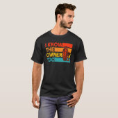 Bartender ik ken ook de eigenaar t-shirt (Voorkant volledig)