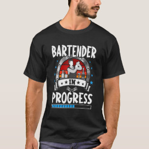 Bartender in opleiding stagiair student t-shirt