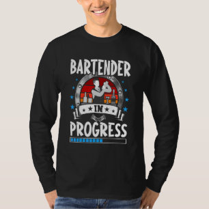 Bartender in opleiding stagiair student t-shirt