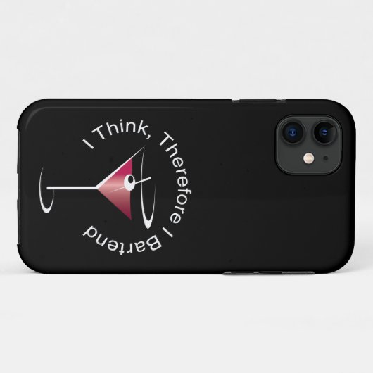 Bartender iPhone Case (Achterkant (horizontaal))