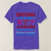 BARTENDER JULLIE MENSEN MOETEN T-SHIRT (Design voorkant)