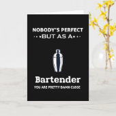 Bartender Kaart (Gele Bloem)
