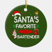 Bartender Keramisch Ornament (Voorkant)