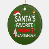 Bartender Keramisch Ornament (Links)