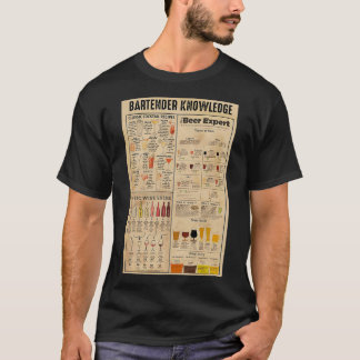 Bartender Knowledge 3 T-shirt