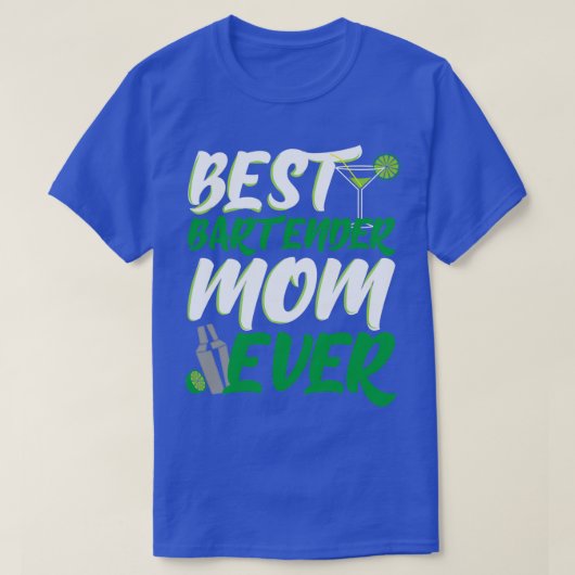 Bartender mama Gift 1 T-shirt (Design voorkant)