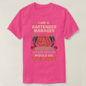 Bartender Manager Rane Persbericht T-shirt (Design voorkant)