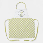 Bartender Margarita Cocktail Check Patroon Schort (Voorkant)