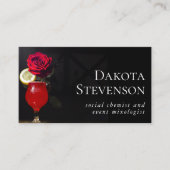 Bartender | Minimale gebeurtenis of socialisten Visitekaartje (Voorkant)