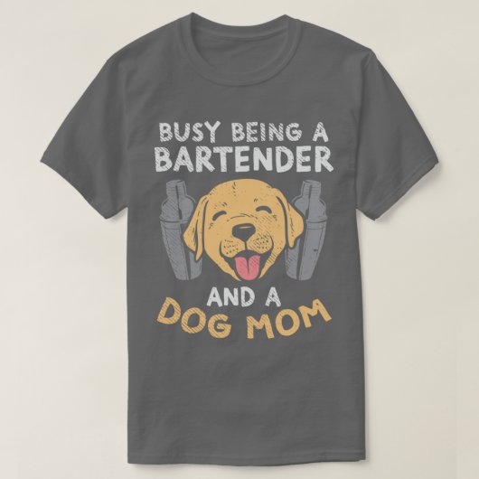 Bartender Mixer Bar Waiter Gift 4 T-shirt (Design voorkant)
