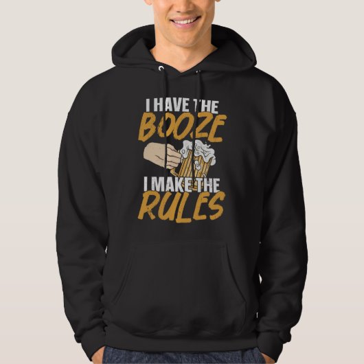 Bartender Mixologist I Have The Booze I Make The R Hoodie (Voorkant)