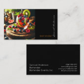 Bartender Mixologist Visitekaartjes (Voorkant / Achterkant)