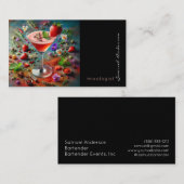 Bartender Mixologist Visitekaartjes (Voorkant / Achterkant)
