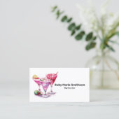 Bartender Mixology Magic: Proost op aanvraag Visitekaartje (Staand voorkant)