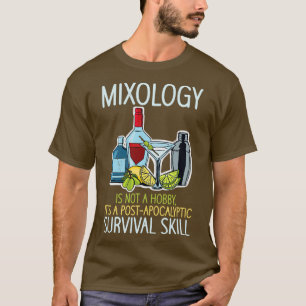 Bartender Mixoloog Cocktails Bar Dranken T-shirt