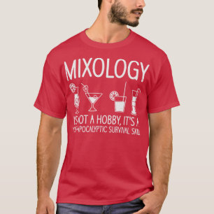 Bartender Mixoloog Cocktails Bar-Drinken T-shirt