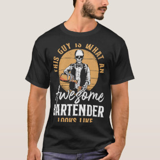 Bartender Mixoloog Dit is wat een Geweldige barte T-shirt