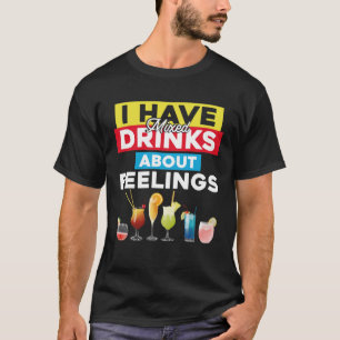 Bartender Mixoloog ik heb gemengde Drinken over ko T-shirt