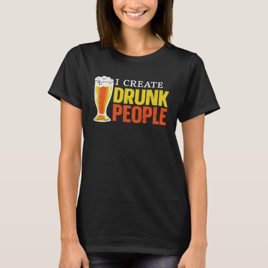 Bartender Mixoloog Ik Maak Dronken Mensen T-shirt (Voorkant)
