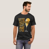 Bartender Mixoloog T-shirt (Voorkant volledig)