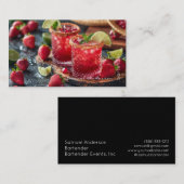 Bartender Mixoloog Visitekaartjes (Voorkant / Achterkant)