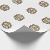 Bartender Mocktail-Veilige Kat Bartender Mocktail- Cadeaupapier (Hoek)