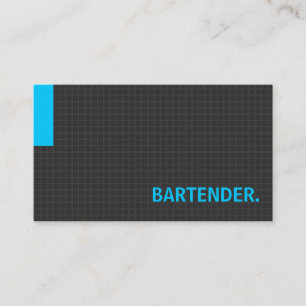 Bartender - Multiple Purpose Blue Visitekaartje