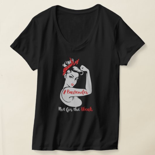 BARTENDER NIET VOOR ZWAK T-SHIRT (Laagn)