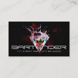 Bartender Nightlife Visitekaartje