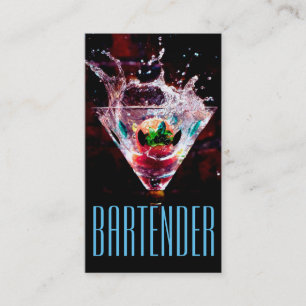 Bartender Nightlife Visitekaartje
