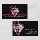 Bartender Nightlife Visitekaartje (Voorkant / Achterkant)