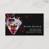 Bartender Nightlife Visitekaartje (Achterkant)
