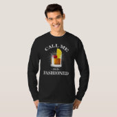 Bartender noem me Oude Whisky Dri T-shirt (Voorkant volledig)